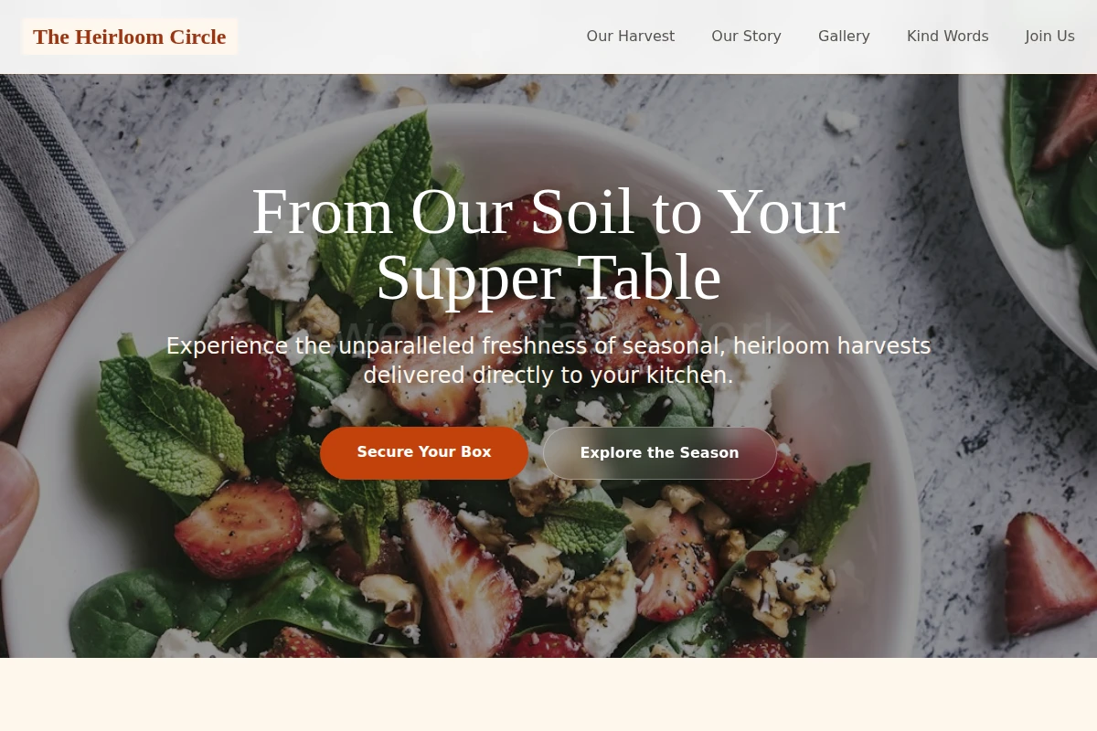 Tillage Farm Food Service