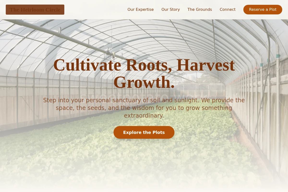 Plot Greenhouse