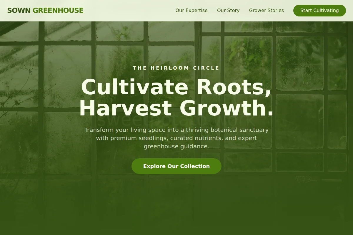 Sown Greenhouse