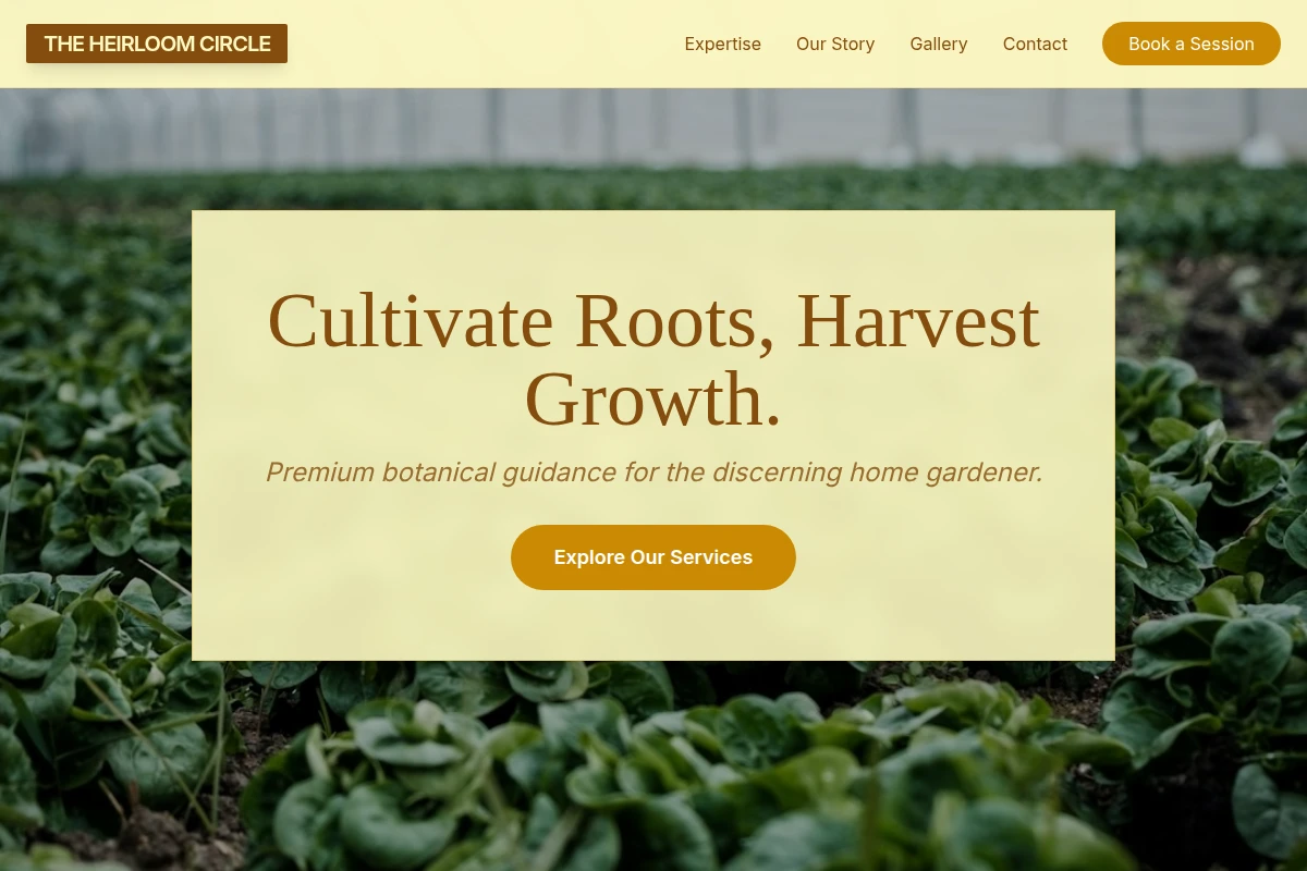 Rustic Greenhouse