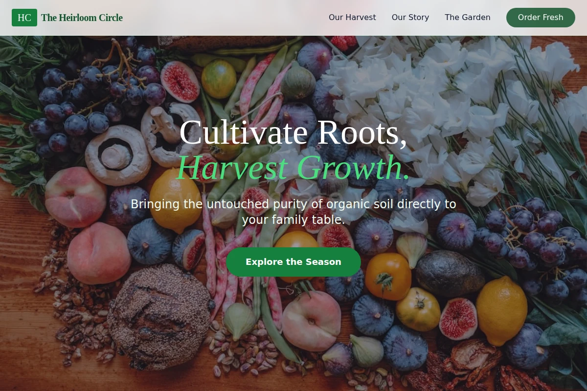 Tillage Organic Food